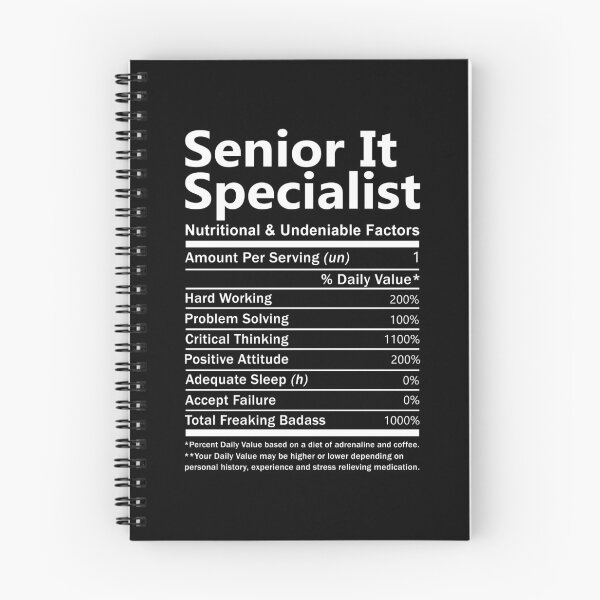 Item preview, Senior It Specialist T Shirt - Nutritional And Undeniable Factors Gift Item Tee designed and sold by averiarnol.