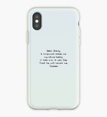 Dear Diary - The Vampire Diaries iPhone Case