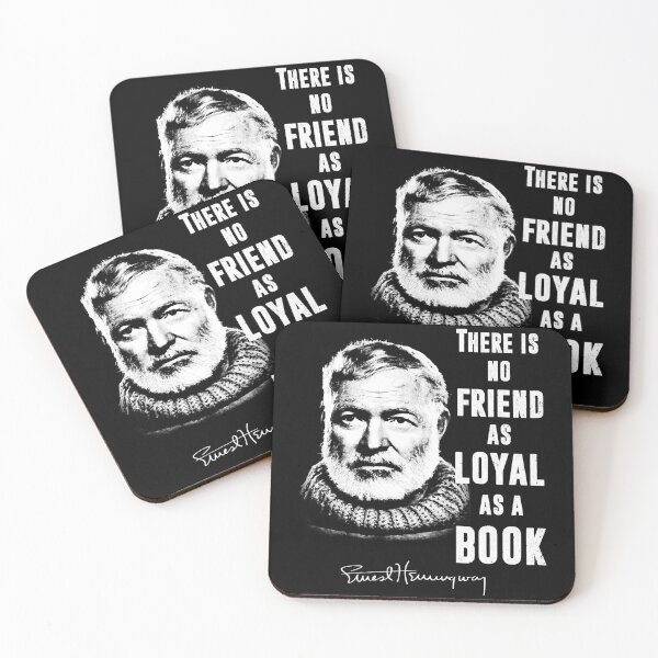 Item preview, Music Retro Ernest Hemingway There Is Friend As Loyal Funny Graphic Gift designed and sold by Aminalarkin.