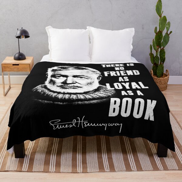 Item preview, Music Retro Ernest Hemingway There Is Friend As Loyal Funny Graphic Gift designed and sold by Aminalarkin.
