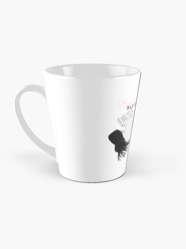 Thumbnail 3 von 4, Kaffeebecher, Read with me - Beauty in Bed - Schriftzug designt und verkauft von joandarlingsbks.