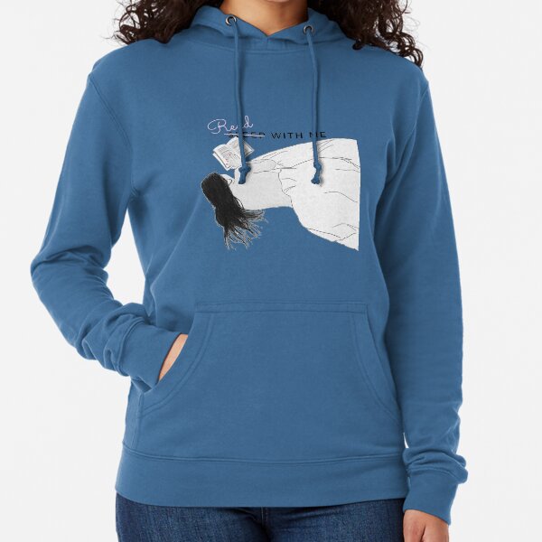 Read with me - Beauty in Bed - Schriftzug Leichter Hoodie