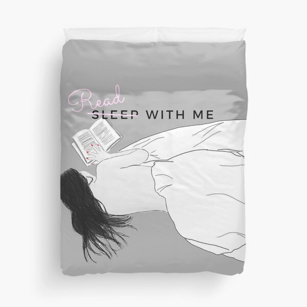 Read with me - Beauty in Bed - Schriftzug Bettbezug