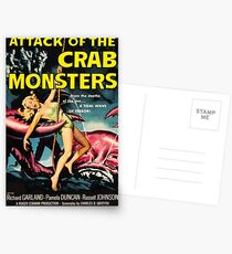 Attack of the Crab Monsters - vintage movie poster Postcards