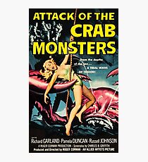 Attack of the Crab Monsters - vintage movie poster Photographic Print