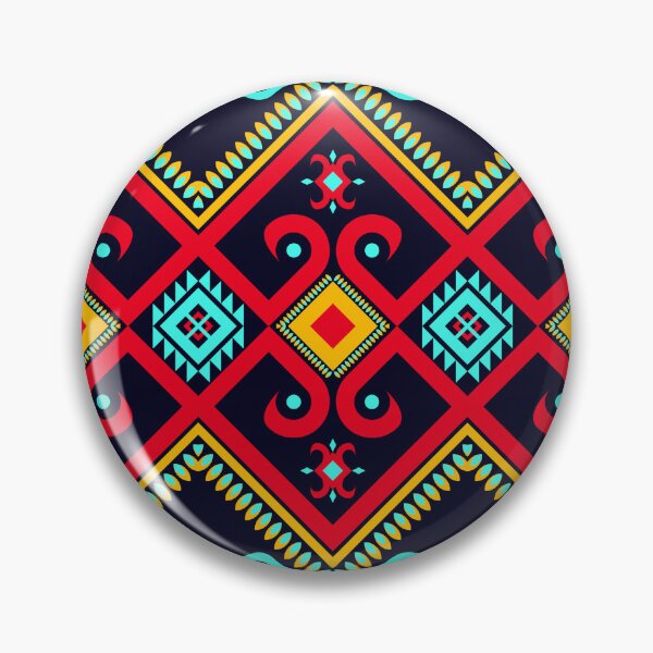 Item preview, Batik Pattern / Ethnic pattern Seamless Red Yellow Green Navy designed and sold by RisaArt22.