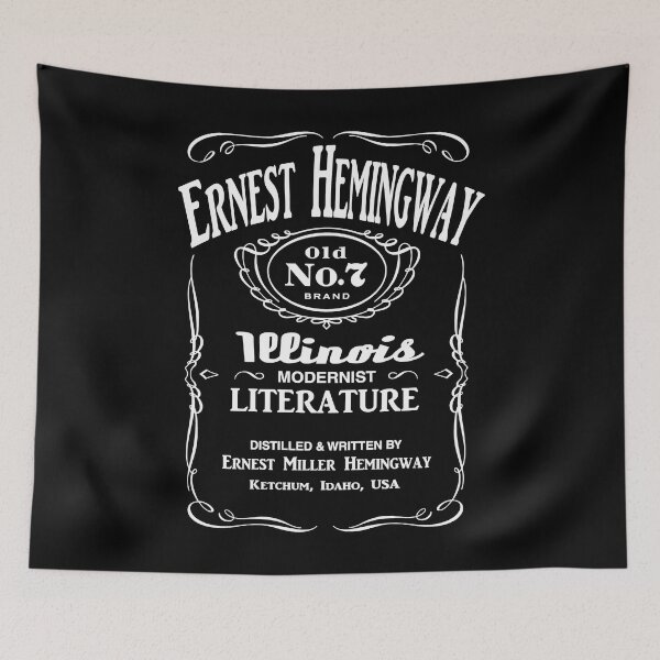 Item preview, Needed Gifts Ernest Hemingway Cute Graphic Gift designed and sold by Aminalarkin.