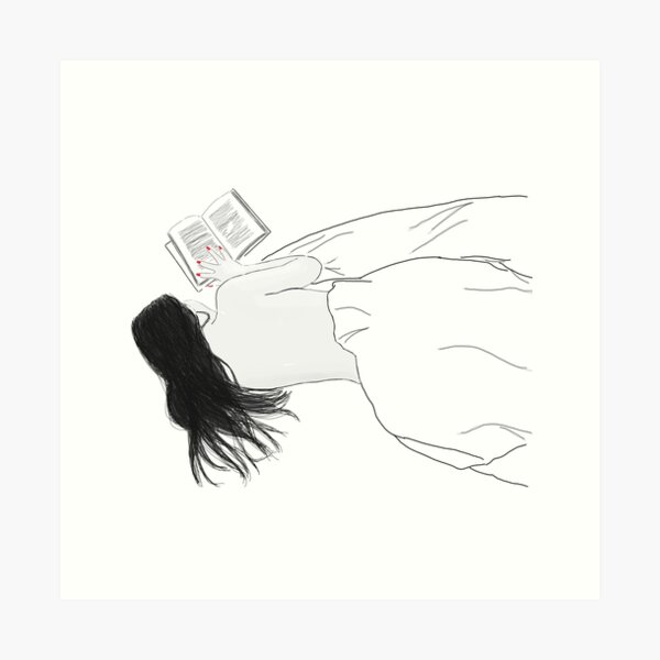Beauty in Bed - ohne Schriftzug Kunstdruck