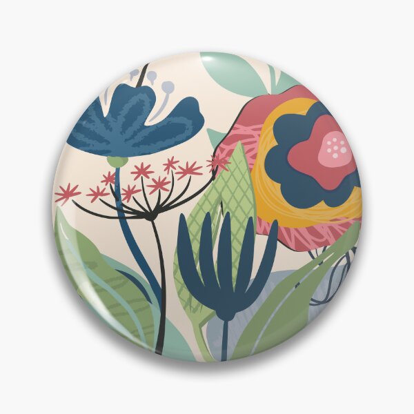 Item preview, Abstract Colourful Flowers 15 designed and sold by simplydesignart.
