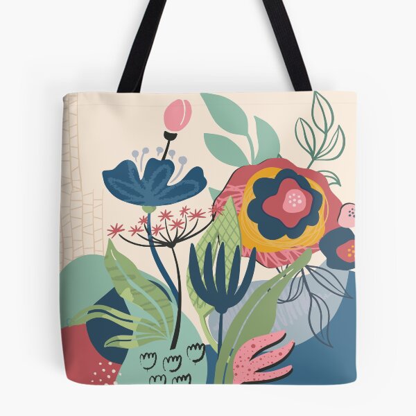 Item preview, Abstract Colourful Flowers 15 designed and sold by simplydesignart.