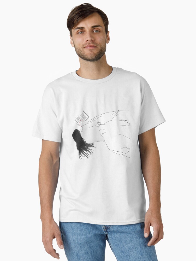 Thumbnail 2 von 7, Classic T-Shirt, Beauty in Bed - ohne Schriftzug designt und verkauft von joandarlingsbks.