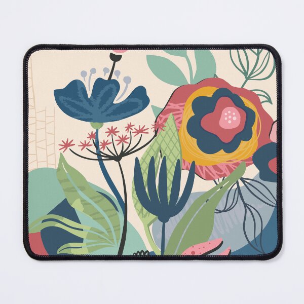 Item preview, Abstract Colourful Flowers 15 designed and sold by simplydesignart.