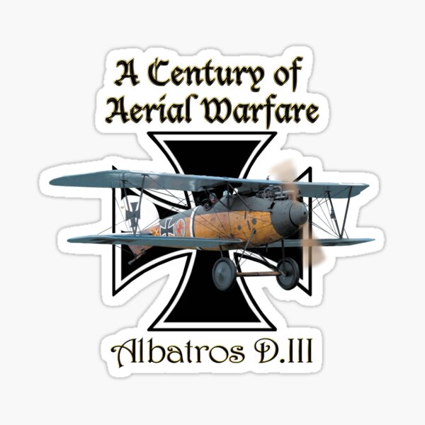 Vista previa del artículo con la obra «Albatros D.3. Un siglo de guerra aérea», diseñado y vendido por Mil Merchant.