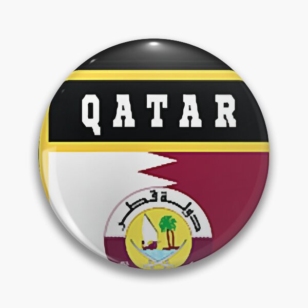 Item preview, Qatar pocket coat of arms national pride flag  designed and sold by MichaelannNewma.