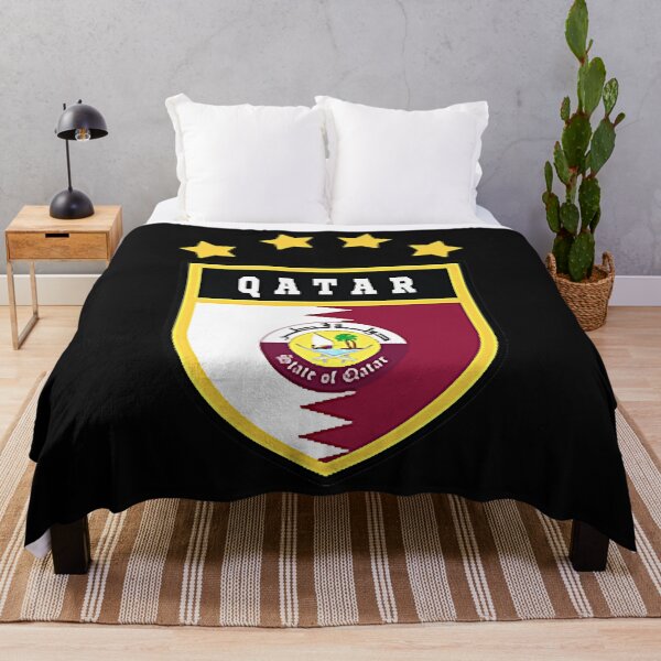 Item preview, Qatar pocket coat of arms national pride flag  designed and sold by MichaelannNewma.