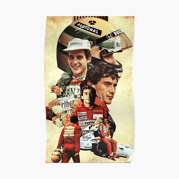 fond d'écran Ayrton Senna Poster