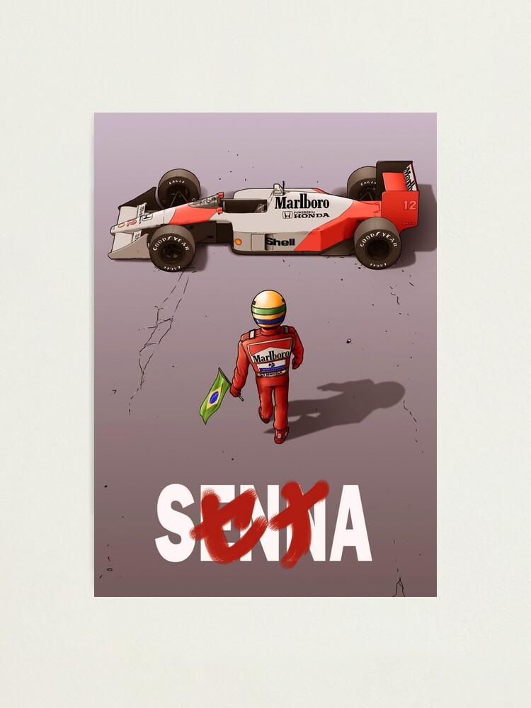 Wallpaper Ayrton Senna legend Canvas Print for Sale by renihanisa