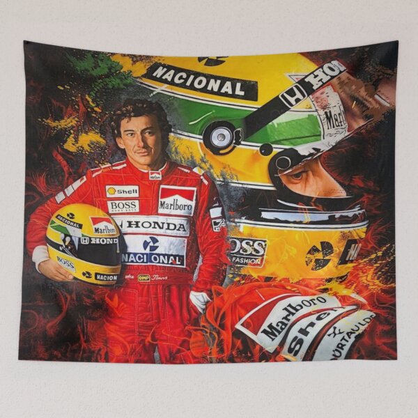 Item preview, Fun art Ayrton Senna   designed and sold by AthaliaErma.