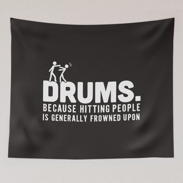 Item preview, Drummer Drums Hitting People Cotton Percussion Gif designed and sold by AntoniAlmira.