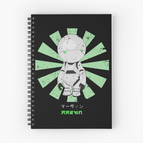 Item preview, Marvin Paranoid Android Retro Japanese designed and sold by AntoniAlmira.