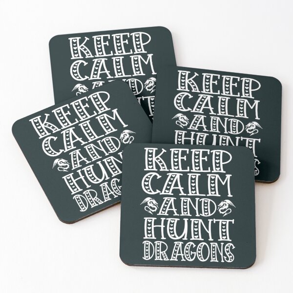 Item preview, Funny Keep Calm And Hunt Dragons Gift For dragons lovers                    designed and sold by HarrisJoseph.