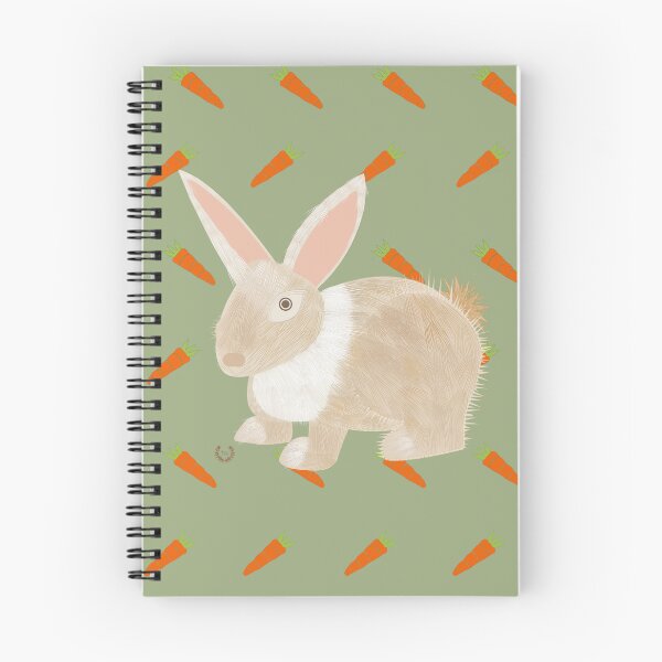 Item preview, Bunny Pattern with Carrots designed and sold by Carmelagaminde.