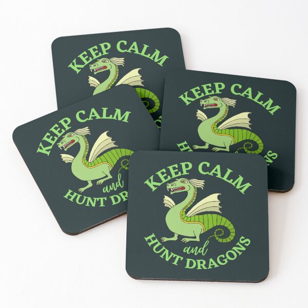 Item preview, keep calm and hunt dragons (1)                      designed and sold by HarrisJoseph.