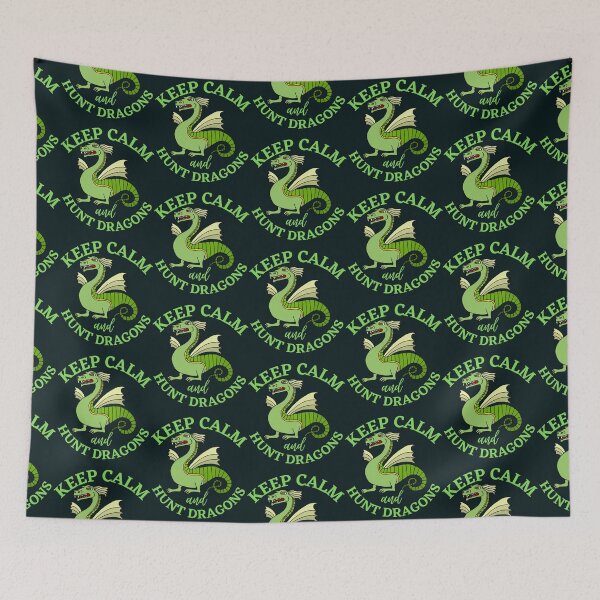 Item preview, keep calm and hunt dragons (1)                      designed and sold by HarrisJoseph.