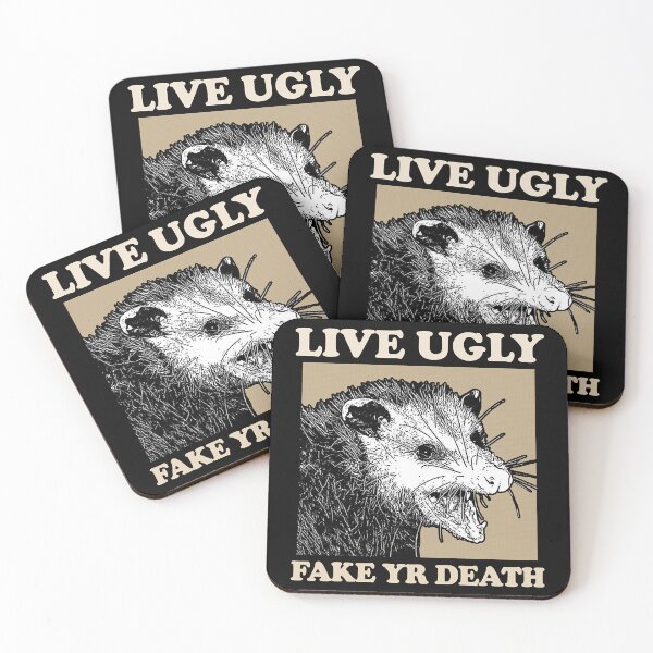 Item preview, Live Ugly Fake Yr Death  Possum Lover Design designed and sold by ArenTetee.
