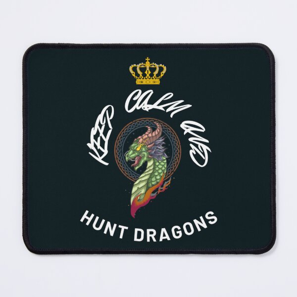 Item preview, Keep Calm And Hunt Dragons Active designed and sold by HarrisJoseph.