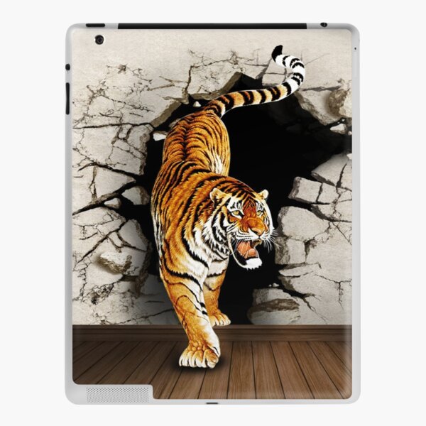 Tiger 3D Art Board Print for Sale by KROKOTON