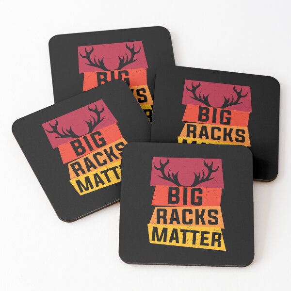 Item preview, Big Racks Matter - Live Free And Hunt Hard - Funny Deer Buck Hunting designed and sold by ExploreTheStore.