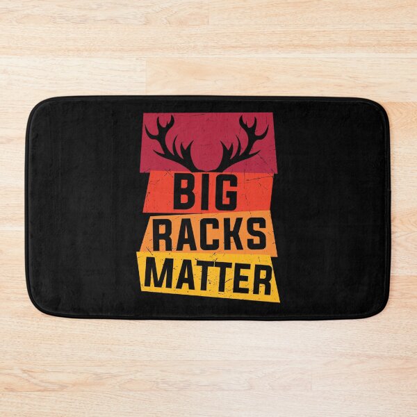 Item preview, Big Racks Matter - Live Free And Hunt Hard - Funny Deer Buck Hunting designed and sold by ExploreTheStore.