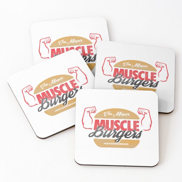 Artikelvorschau, Muscle Burger T-Shirt von Calum Von Moger entworfen und verkauft von ArenTetee.