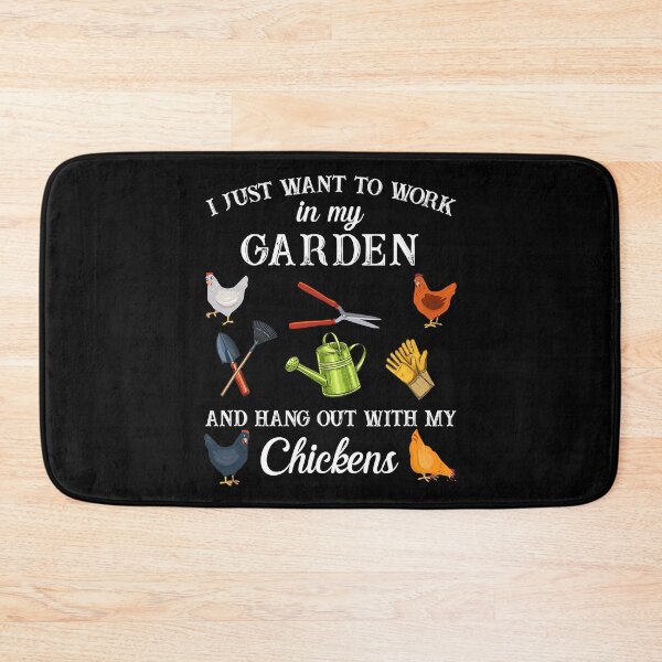 Item preview, Work In My Garden Hangout With My Chickens Funny Gardening designed and sold by davetmccall.