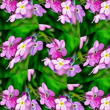 Artwork thumbnail, Forget Me Not pattern by Patternflower