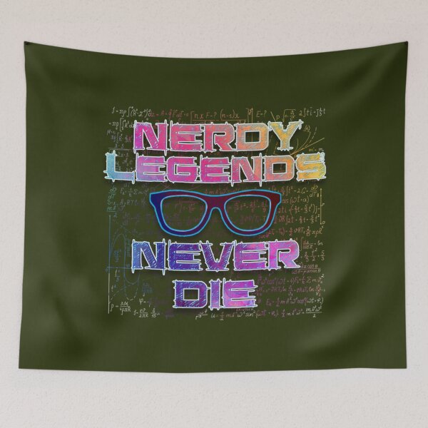 Item preview, Nerdy Legends Never Die designed and sold by ArenTetee.