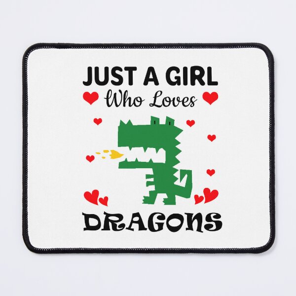 Item preview, Just a Girl Who Loves Dragons designed and sold by mmammammira.