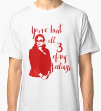All 3 of my feelings (red) Classic T-Shirt