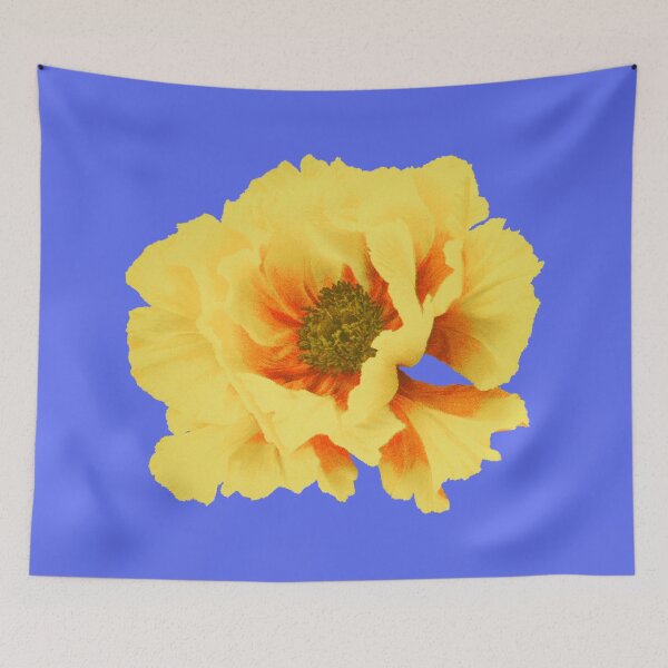 Item preview, Vintage Japanese flower print recoloured  designed and sold by 1DaisyChainLane.