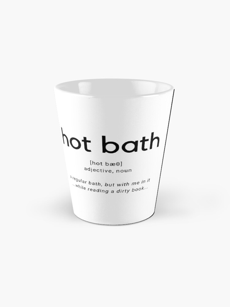 Thumbnail 2 von 4, Kaffeebecher, Hot Bath - Definition designt und verkauft von joandarlingsbks.