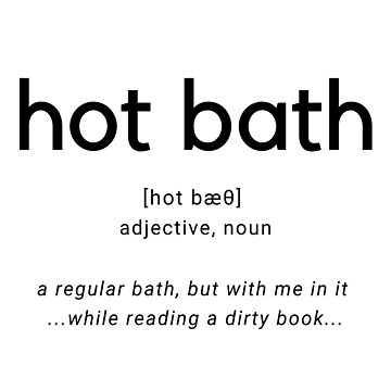 Vorschaubild zum Design Hot Bath - Definition von joandarlingsbks