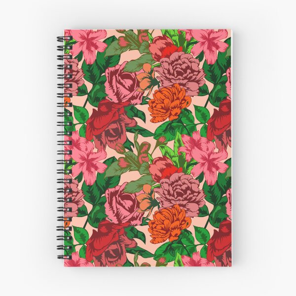 Item preview, Pink floral pattern with garden flowers designed and sold by Iryna Pakhomova.