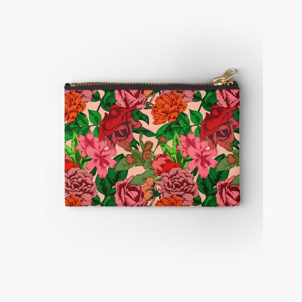 Item preview, Pink floral pattern with garden flowers designed and sold by Iryna Pakhomova.