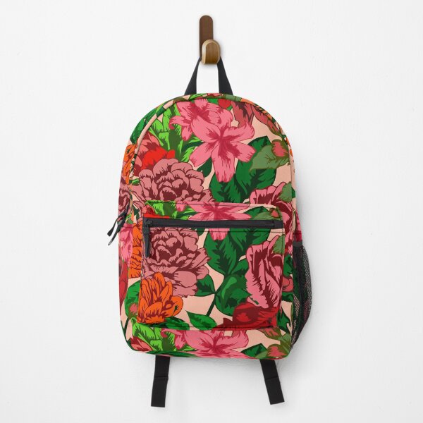 Item preview, Pink floral pattern with garden flowers designed and sold by Iryna Pakhomova.