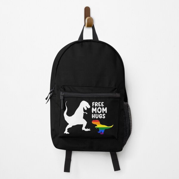 Item preview, Free Mom Hugs LGBT rainbow Flag T-rex Dinosaur designed and sold by Dolphin Graphic.