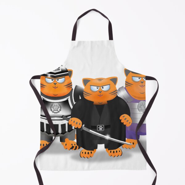 Item preview, Set of cartoon funny smiling fat ginger good cats warriors in different armor with swords, shield and ax designed and sold by GAleksS.