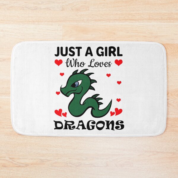 Item preview, Just a Girl Who Loves Dragons designed and sold by mmammammira.