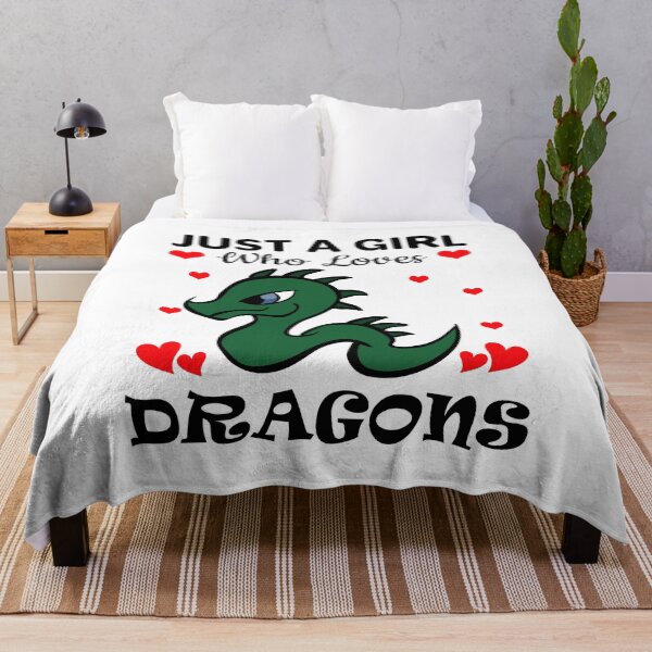 Item preview, Just a Girl Who Loves Dragons designed and sold by mmammammira.