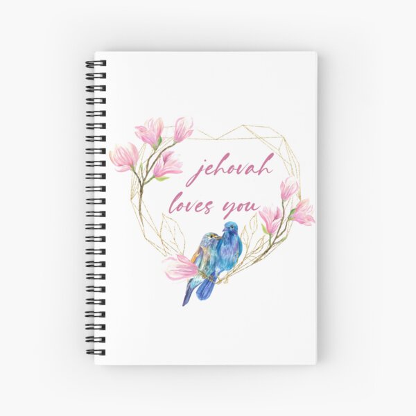 Item preview, Jehovah Loves You! Spiral Notebook designed and sold by crafts-gift.